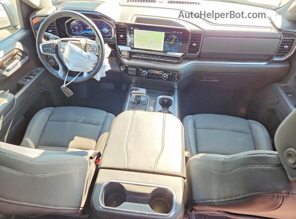 2GCUKDED3S1115052 2025 CHEVROLET SILVERADO Gray წინა პანელის ხედი