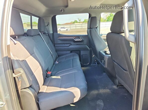 2GCUKDED3S1115052 2025 CHEVROLET SILVERADO Gray უკანა სავარძლების ხედი