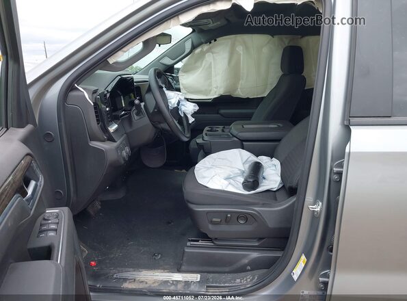 2GCUKDED4T1109875 2026 CHEVROLET SILVERADO Gray Սալոնի դիմացի տեսք