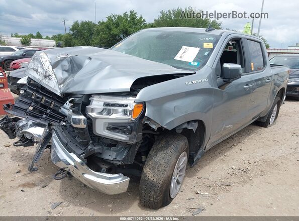 2GCUKDED4T1109875 2026 CHEVROLET SILVERADO Gray Առջևի ձախ երեք քառորդ տեսարան