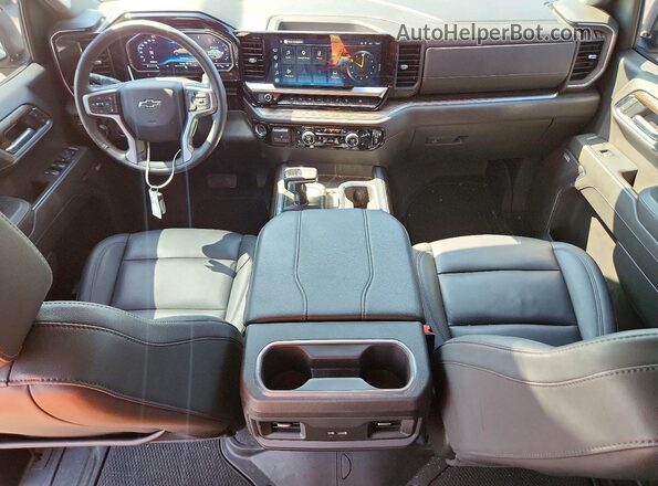 2GCUKEED2S1126937 2025 CHEVROLET SILVERADO Gray Вид панелі приладів