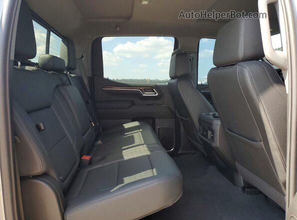 2GCUKEED2S1126937 2025 CHEVROLET SILVERADO Gray უკანა სავარძლების ხედი