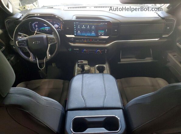 2GCUKEED4S1167733 2025 CHEVROLET SILVERADO Black Dashboard view
