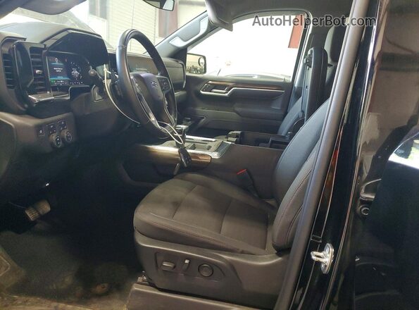 2GCUKEED4S1167733 2025 CHEVROLET SILVERADO Black Front interior view