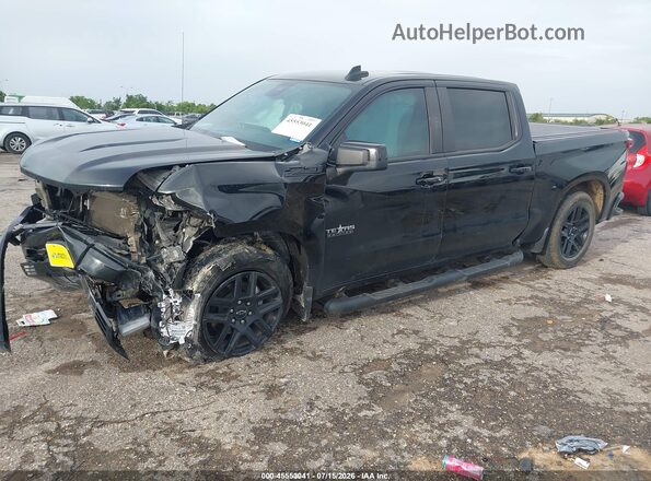 2GCUKEED5S1130223 2025 CHEVROLET SILVERADO Black წინა მარცხენა ხედი სამი მეოთხედიდან
