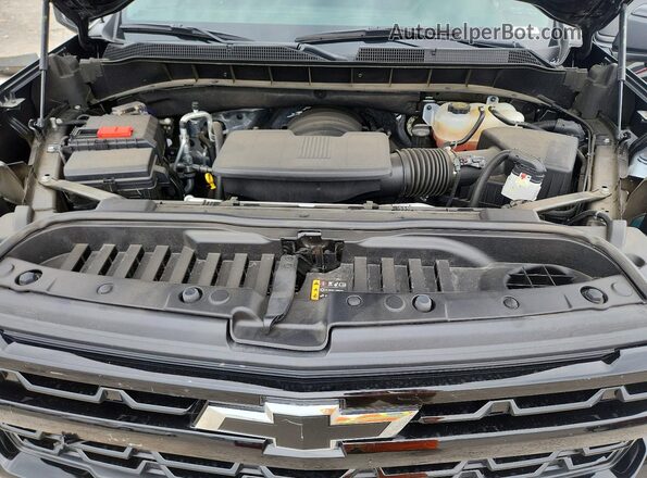 2GCUKEEDXS1199456 2025 CHEVROLET SILVERADO Black Widok wnętrza z tyłu