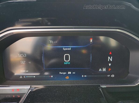 2GCUKEEDXT1156916 2026 CHEVROLET SILVERADO Gray Vista del cuadro de instrumentos