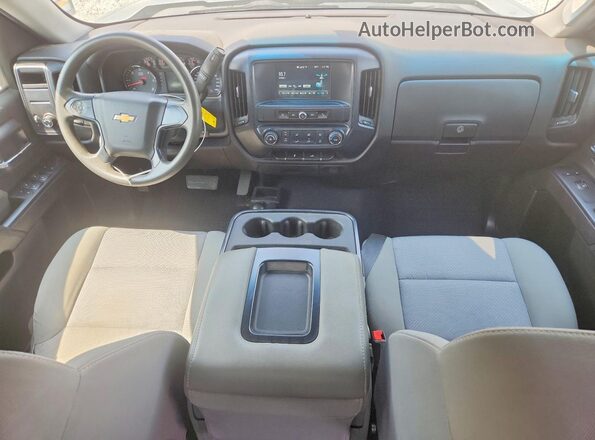 2GCVKMEC4K1240542 2019 CHEVROLET SILVERADO Silver Dashboard view