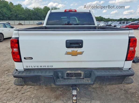 2GCVKNEC0K1182337 2019 CHEVROLET SILVERADO White Հետևի տեսք