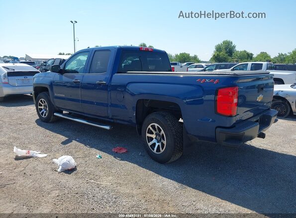 2GCVKNEC7K1175367 2019 CHEVROLET SILVERADO Blue Задня ліва чверть