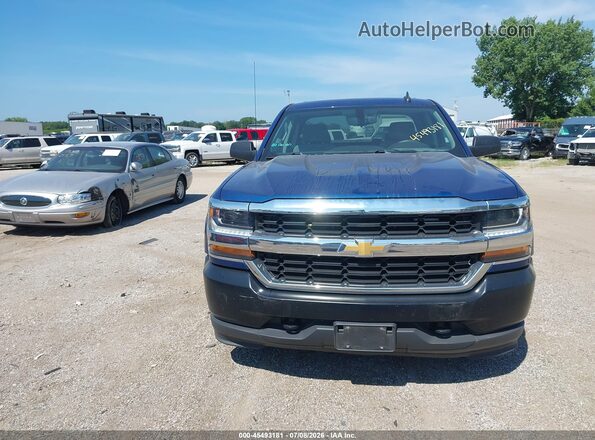 2GCVKNEC7K1175367 2019 CHEVROLET SILVERADO Blue Вид щитка приладів