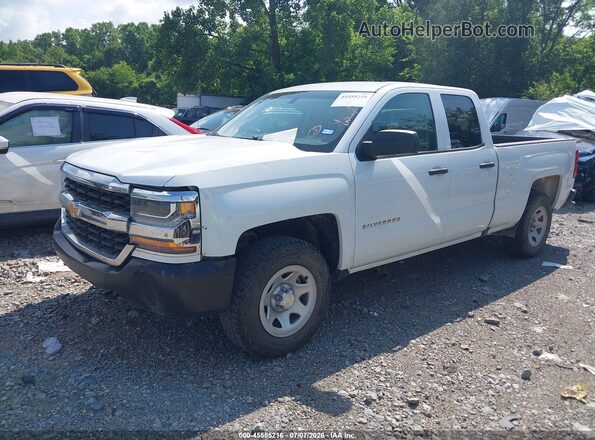 2GCVKNEC9K1163947 2019 CHEVROLET SILVERADO White Առջևի ձախ երեք քառորդ տեսարան
