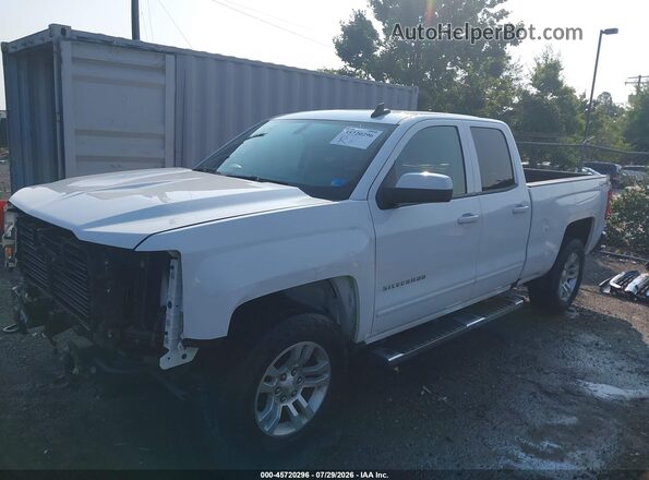 2GCVKPEC1K1180639 2019 CHEVROLET SILVERADO White წინა მარცხენა ხედი სამი მეოთხედიდან