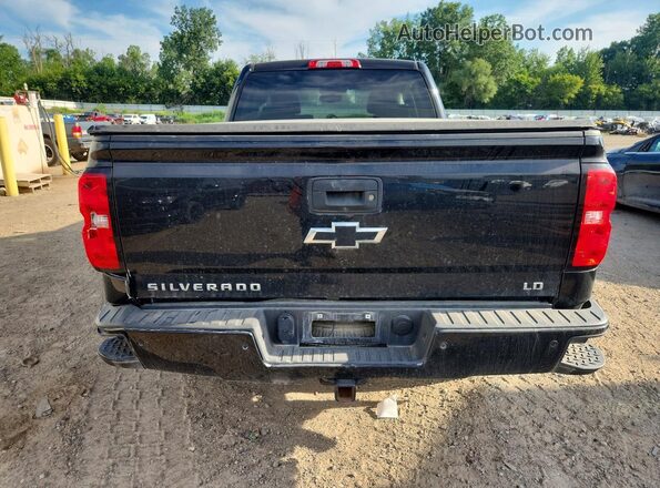 2GCVKPEC3K1193537 2019 CHEVROLET SILVERADO Черный Вид сзади