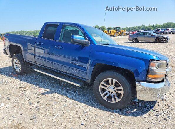 2GCVKPEC4K1112657 2019 CHEVROLET SILVERADO Синий Передняя правая четверть