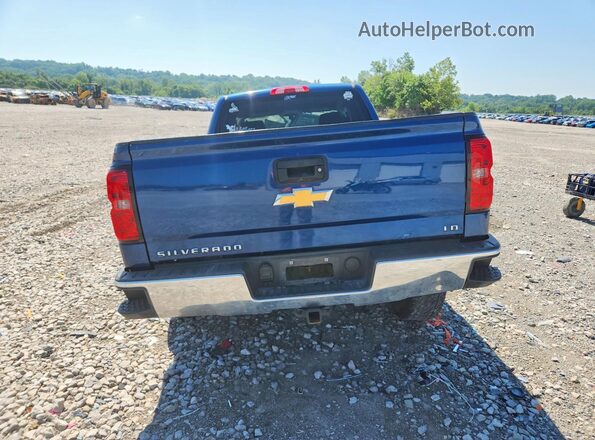 2GCVKPEC4K1112657 2019 CHEVROLET SILVERADO Синий Вид сзади