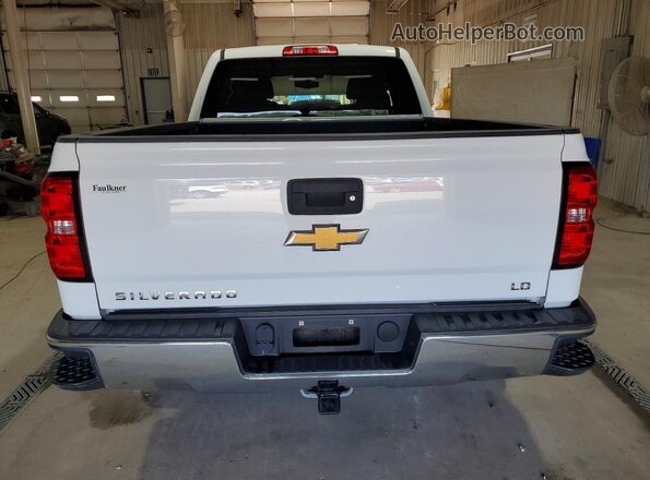 2GCVKPEC5K1202948 2019 CHEVROLET SILVERADO White Հետևի տեսք