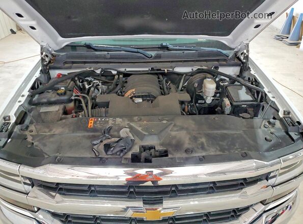2GCVKPEC5K1202948 2019 CHEVROLET SILVERADO White Սալոնի հետևի տեսք