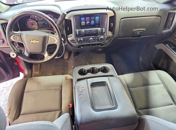 2GCVKPEC5K1206241 2019 CHEVROLET SILVERADO Maroon წინა პანელის ხედი