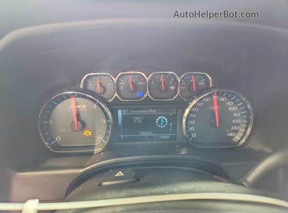2GCVKPEC5K1206241 2019 CHEVROLET SILVERADO Maroon ხელსაწყოთა პანელის ხედი