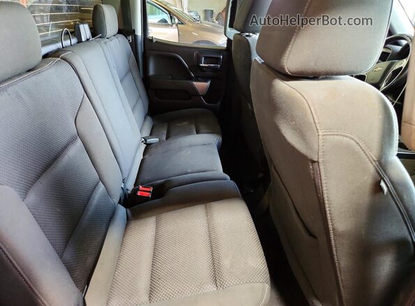 2GCVKPEC5K1206241 2019 CHEVROLET SILVERADO Maroon უკანა სავარძლების ხედი