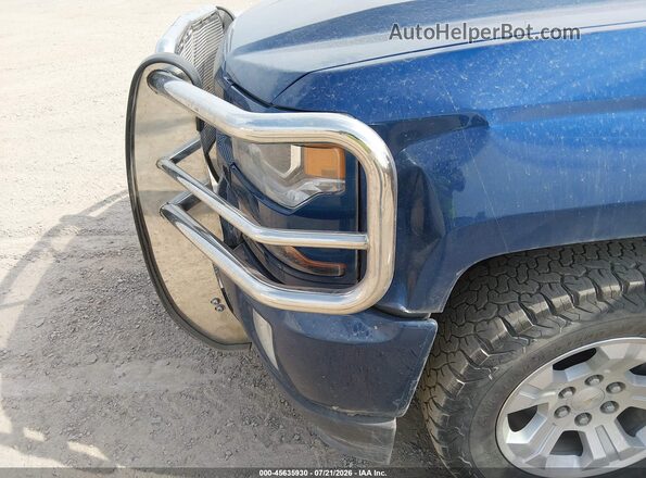2GCVKPEC5K1230488 2019 CHEVROLET SILVERADO Blue Widok z przodu