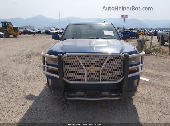 2GCVKPEC5K1230488 2019 CHEVROLET SILVERADO Blue Widok zestawu wskaźników