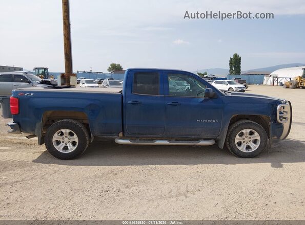 2GCVKPEC5K1230488 2019 CHEVROLET SILVERADO Blue Widok wnętrza z tyłu