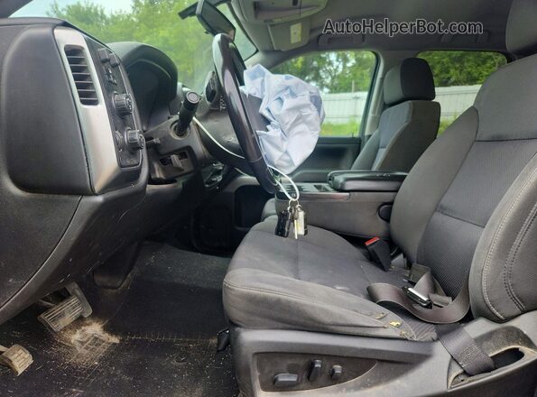 2GCVKPEC6K1108822 2019 CHEVROLET SILVERADO Black Вид салону спереду