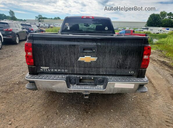 2GCVKPEC6K1108822 2019 CHEVROLET SILVERADO Black Вид ззаду