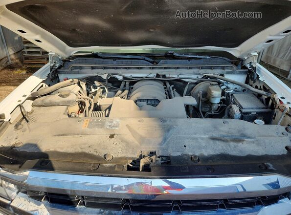 2GCVKPEC7K1184470 2019 CHEVROLET SILVERADO White Vista interior trasera