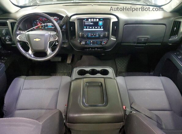 2GCVKPEC8K1112905 2019 CHEVROLET SILVERADO Black Առջևի վահանակի տեսք