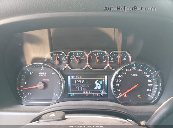 2GCVKPEC8K1137450 2019 CHEVROLET SILVERADO White უკანა სავარძლების ხედი