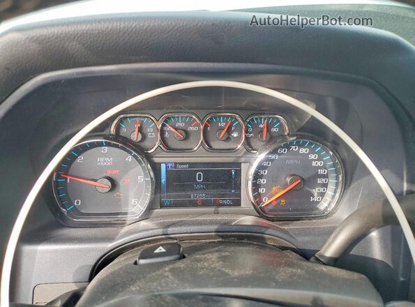 2GCVKPEC8K1202328 2019 CHEVROLET SILVERADO Silver Vista del cuadro de instrumentos
