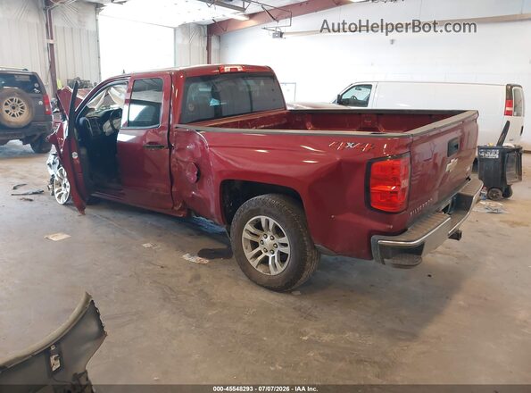 2GCVKPEC8K1203589 2019 CHEVROLET SILVERADO Red Задня ліва чверть