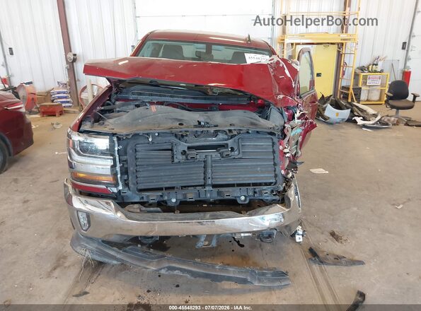 2GCVKPEC8K1203589 2019 CHEVROLET SILVERADO Red Вид щитка приладів