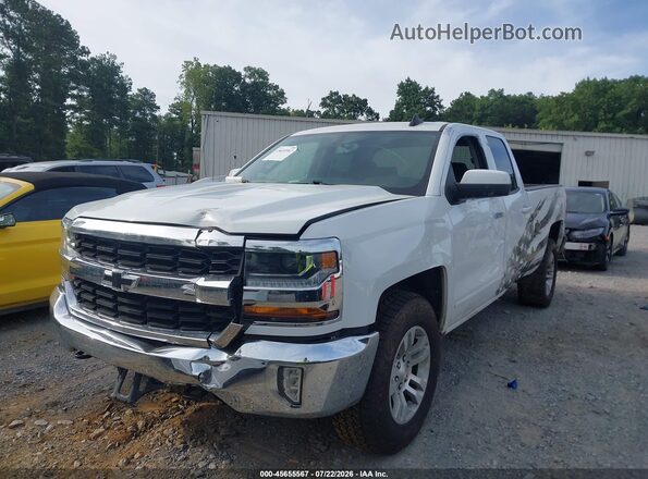 2GCVKPEC9K1124075 2019 CHEVROLET SILVERADO White წინა მარცხენა ხედი სამი მეოთხედიდან