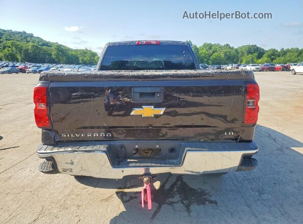 2GCVKPEC9K1154547 2019 CHEVROLET SILVERADO Brown Вид ззаду