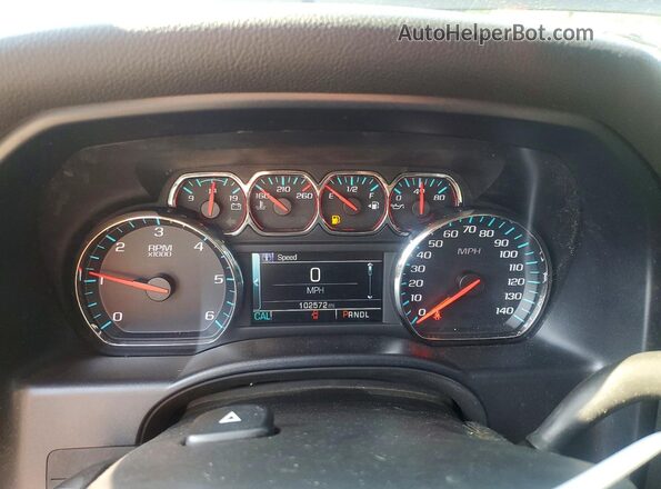 2GCVKPEC9K1154547 2019 CHEVROLET SILVERADO Brown Вид щитка приладів