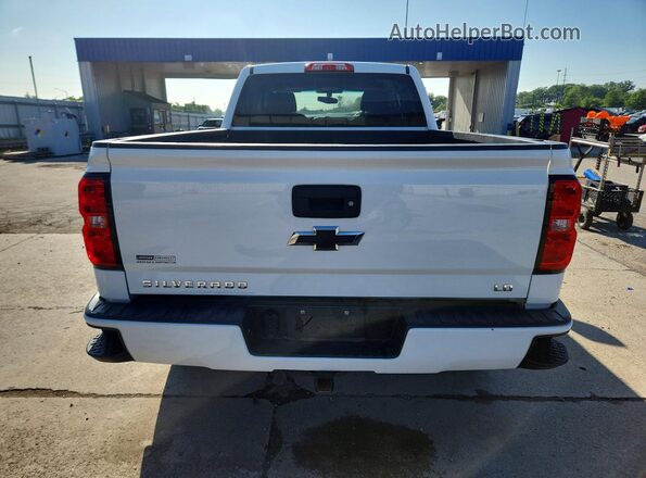 2GCVKPECXK1156565 2019 CHEVROLET SILVERADO White Vista trasera