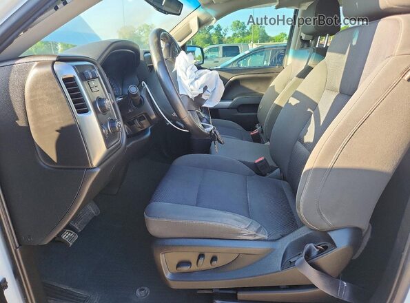 2GCVKPECXK1156565 2019 CHEVROLET SILVERADO White Vista interior delantera
