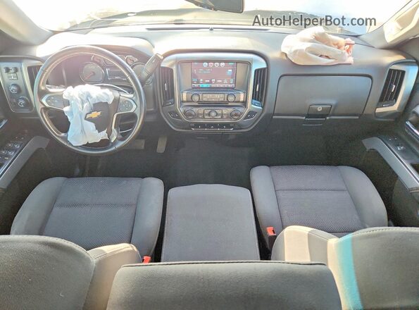 2GCVKPECXK1156565 2019 CHEVROLET SILVERADO White Vista del salpicadero