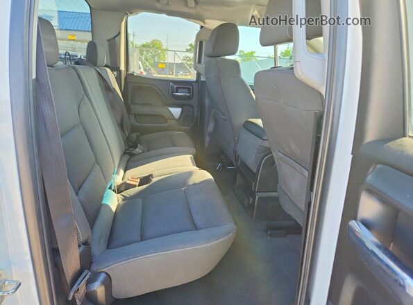 2GCVKPECXK1156565 2019 CHEVROLET SILVERADO White Vista de los asientos traseros