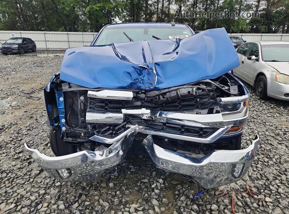2GCVKPECXK1201990 2019 CHEVROLET SILVERADO Blue Вид спереду