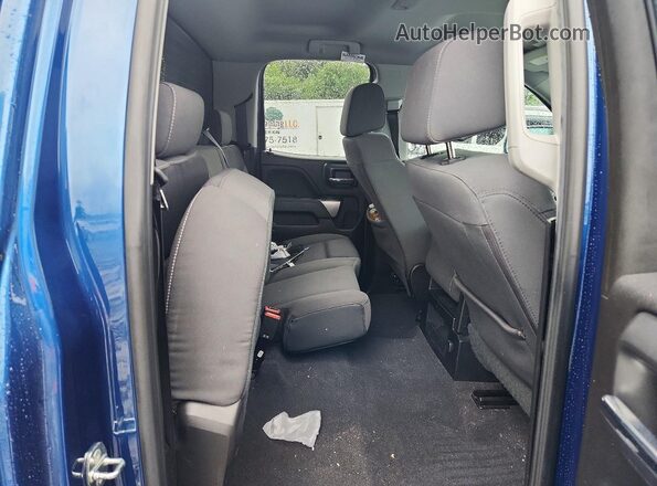 2GCVKPECXK1201990 2019 CHEVROLET SILVERADO Blue Вид задніх сидінь