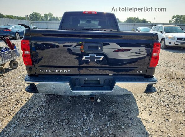 2GCVKPECXK1243933 2019 CHEVROLET SILVERADO Black Widok z tyłu