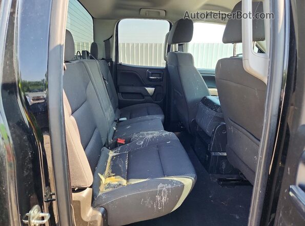 2GCVKPECXK1243933 2019 CHEVROLET SILVERADO Black Widok tylnych siedzeń