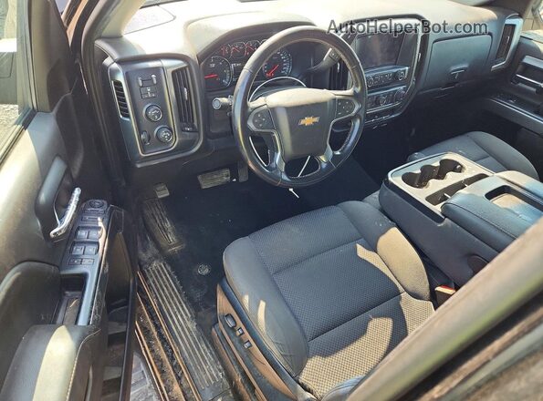 2GCVKPECXK1243933 2019 CHEVROLET SILVERADO Black Widok deski rozdzielczej