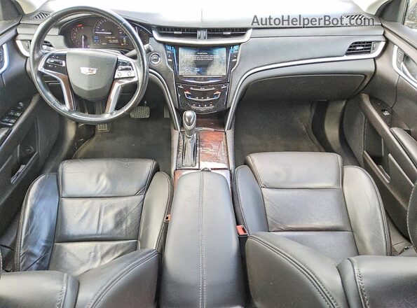 2GEXG6U38H9550184 2017 CADILLAC XTS Black Առջևի վահանակի տեսք