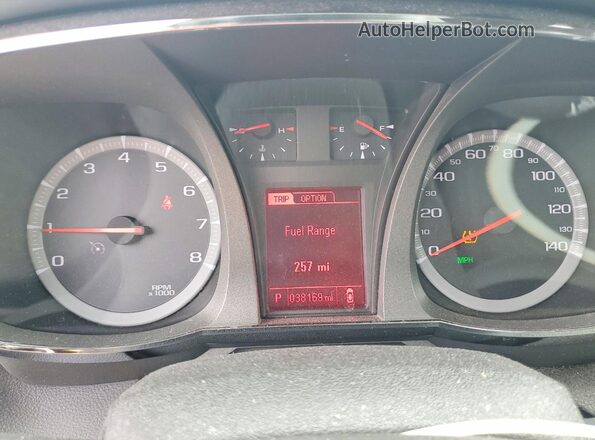 2GKALLEK7G6104983 2016 GMC TERRAIN Black Instrument cluster view